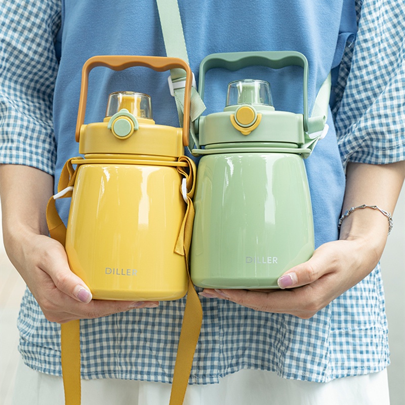 Bình nước giữ nhiệt DILLER MLH8996 thép không gỉ 1100ml tiện lợi