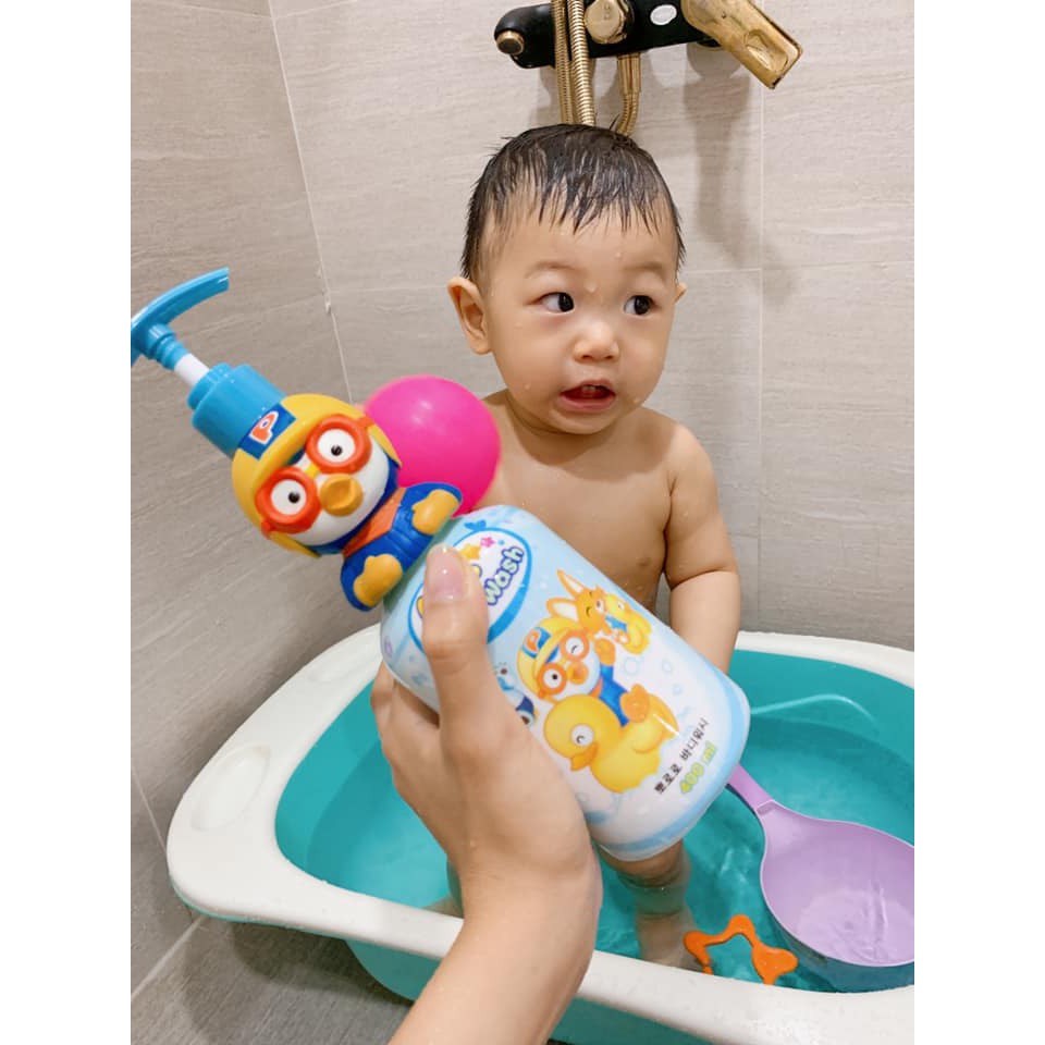 Sữa tắm gội cho bé PORORO BODY WASH 3in1 không làm cay mắt với mùi hương trái cây, an toàn