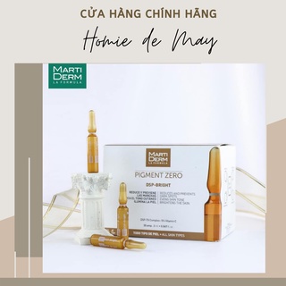 Vỉ 5 ống - ampoule martiderm dsp bright serum – bí quyết sáng da toàn diện
