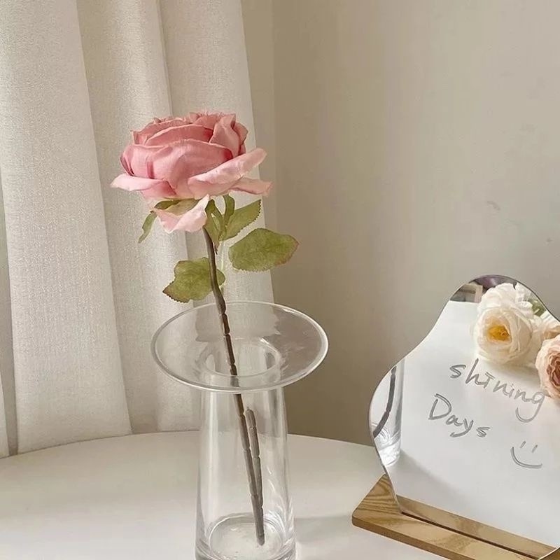 1 Bó Hoa Hồng Giả 50cm Phong Cách Châu Âu Trang Trí Tiệc Cưới