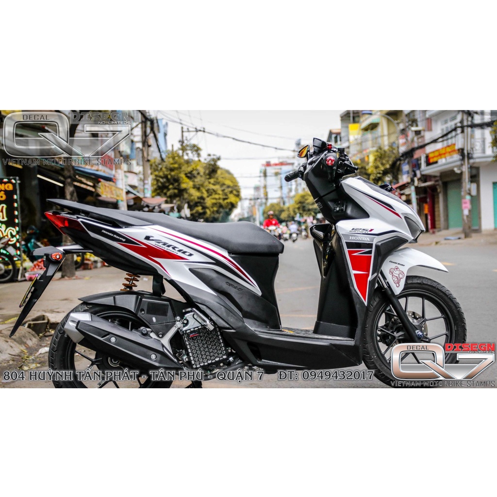Tem rời vario - trắng - decalq7