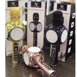 Micro karaoke bluetooth YS 90 ⚡FREE SHIP⚡ micro không dây có loa