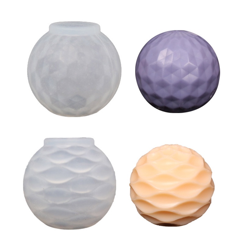 Khuôn Silicone Làm Quả Cầu Bằng Epoxy Resin Trang Trí Nhà Ở
