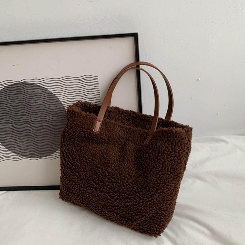 Túi Xách Du Lịch Cỡ Lớn Bằng Vải Bông Mềm Hình Gấu Hoạt Hình Cho Nữ