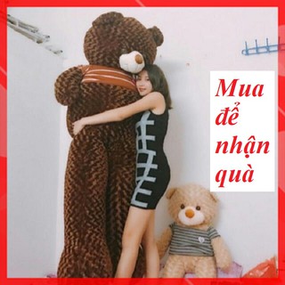 Gấu Bông Teddy 2M ⚡ FREESHIP ⚡ Gấu Bông Teddy Siêu To Khổng Lồ