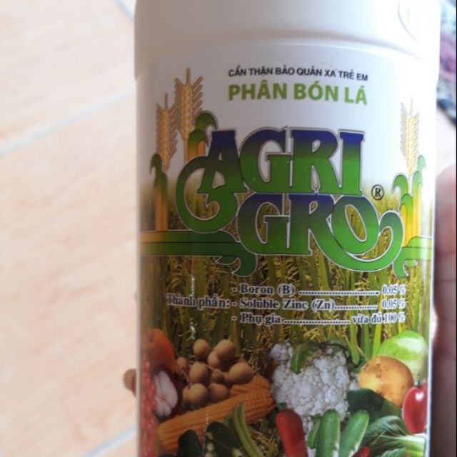 PHÂN BÓN LÁ AGRIGRO / Metalosate Trung vi lượng/canxii Agrical
