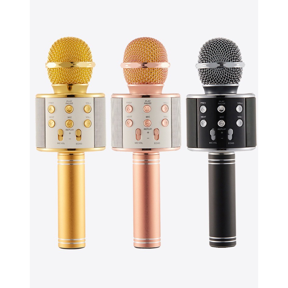 Míc hát karaoke  Míc bluetooth WS-858