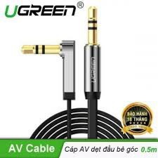 Cáp âm thanh audio dẹt dài 2m 2 đầu 3.5Mm đực mạ vàng UGREEN 10599- Hàng chính hãng bảo hành 18 tháng