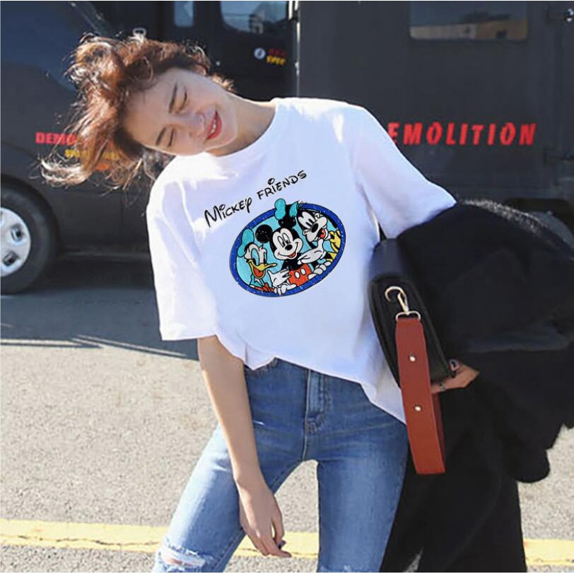t-shirts new fashion casual loose Mickey print wild summer | BigBuy360 - bigbuy360.vn