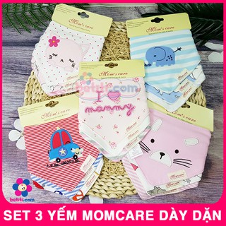 Sét 3 Chiếc Yếm Momcare/ Mom's Care Cho Bé Chất Dày - Ảnh Thật
