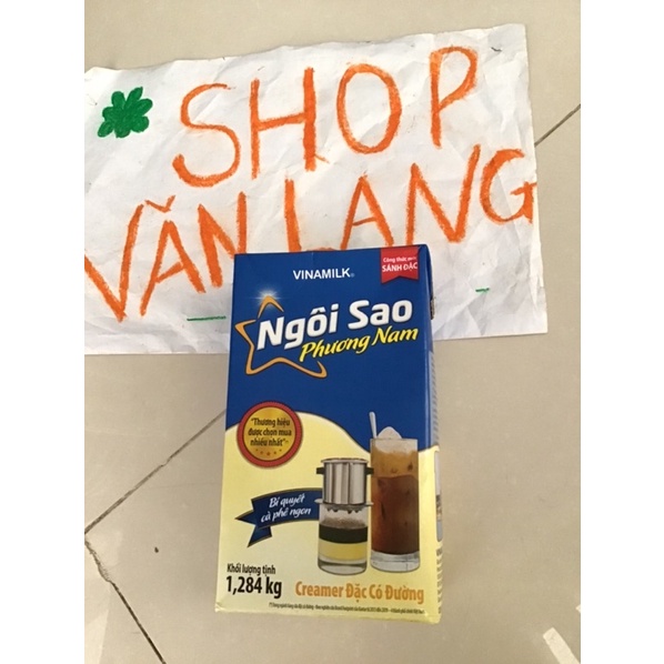 ( Vinamilk) sữa đặc ngôi sao phương nam màu xanh dương 1,284g, creamer đặc có đường