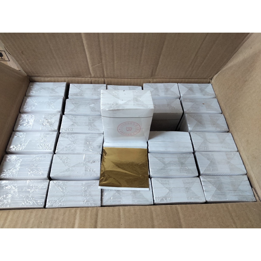 30000 lá vàng chuyên dát vàng đồ thờ, trang trí nội thất, tượng phật, màu sắc đẹp, dễ thi công