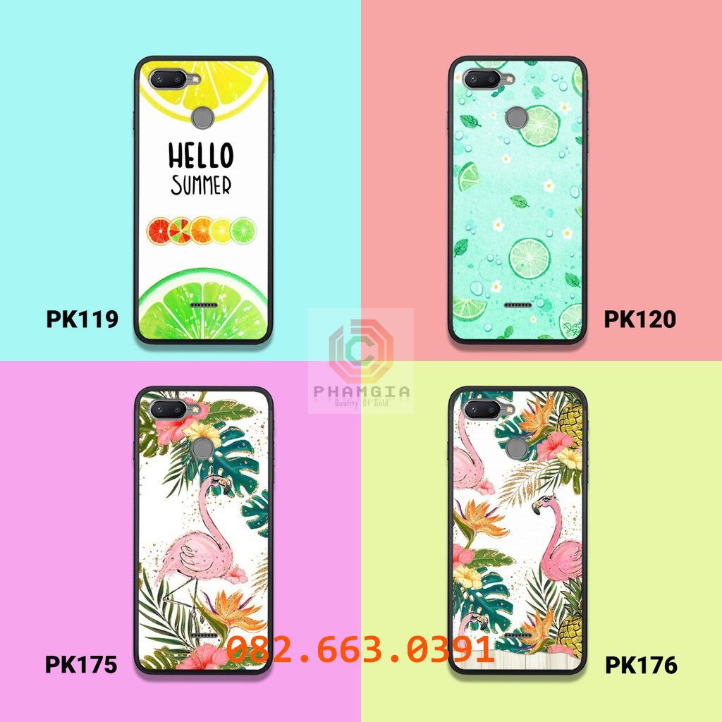 Ốp lưng Xiaomi redmi 6 in hình hoạt tiết dễ thương