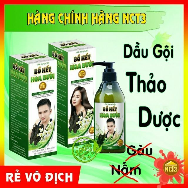 [Giá gốc]Dầu Gội Bồ Kết Hoa Bưởi Trị Rụng Tóc-Nấm-Gàu Hiệu Quả | BigBuy360 - bigbuy360.vn
