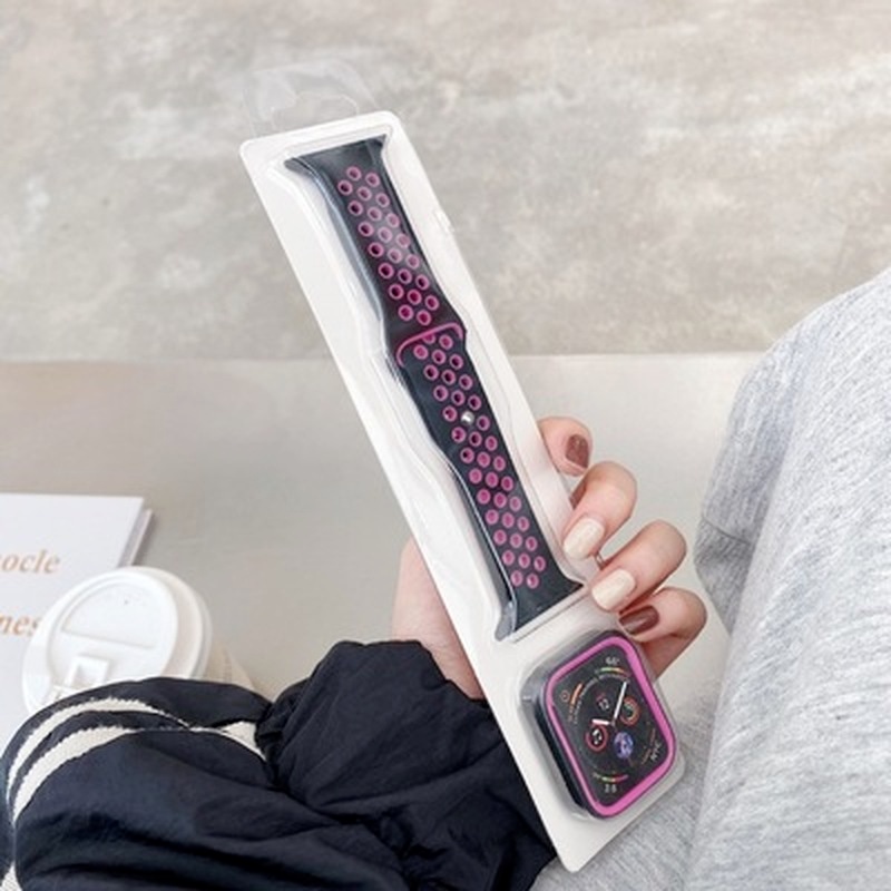 Ốp Dây Đeo Đồng Hồ Bằng TPU Silicone 44MM 40MM Cho i-watch Series ultra 8 6 5 4