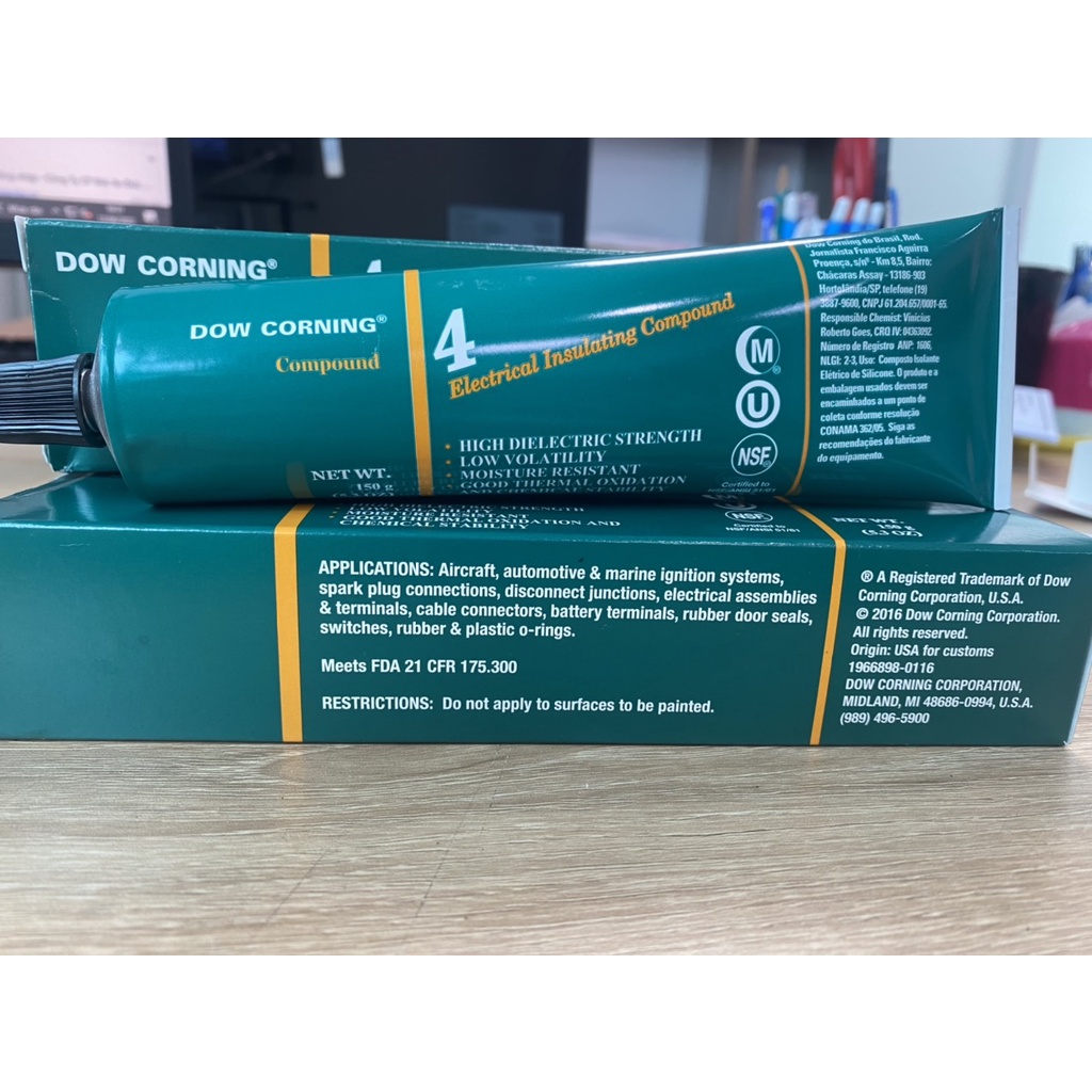 Mỡ Silicone Cách Điện Dow Corning 4 Electrical Insulating Compound 150G/Tuýp
