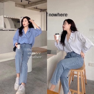 Áo sơ mi vạt chéo dài tay