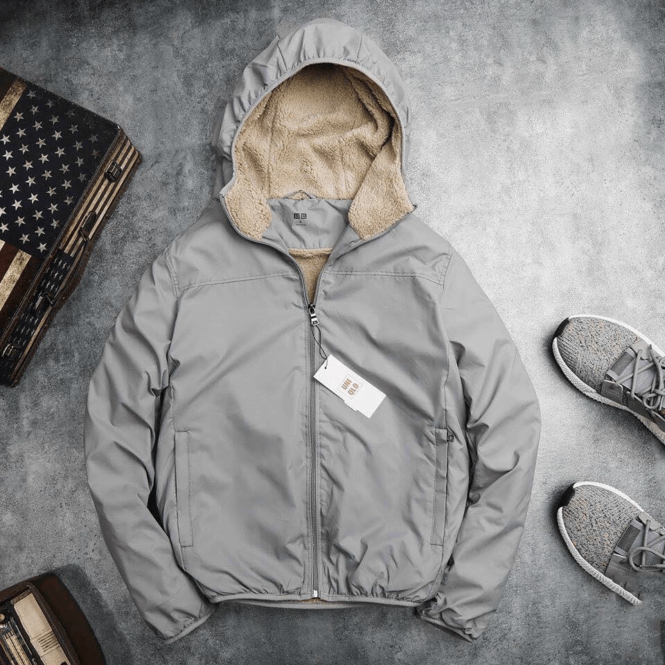 Áo Khoác Dù Lót Lông Nam, Áo Khoác Mùa Đông Nón Liền Mặc Ấm Đủ Size Siêu Hot NEW UNISEX