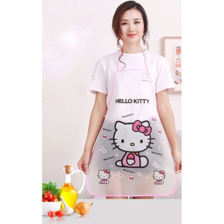 [XẢ KHO+FREE SHIP]  Tạp dề nấu bếp cute không thấm nước