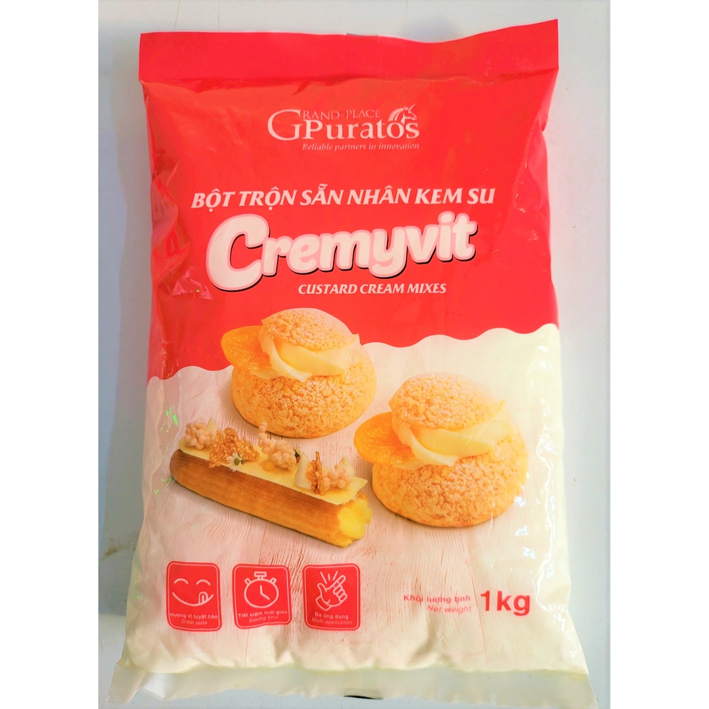 Bột trộn nhân kem su PURATOS Cremyvit 1kg