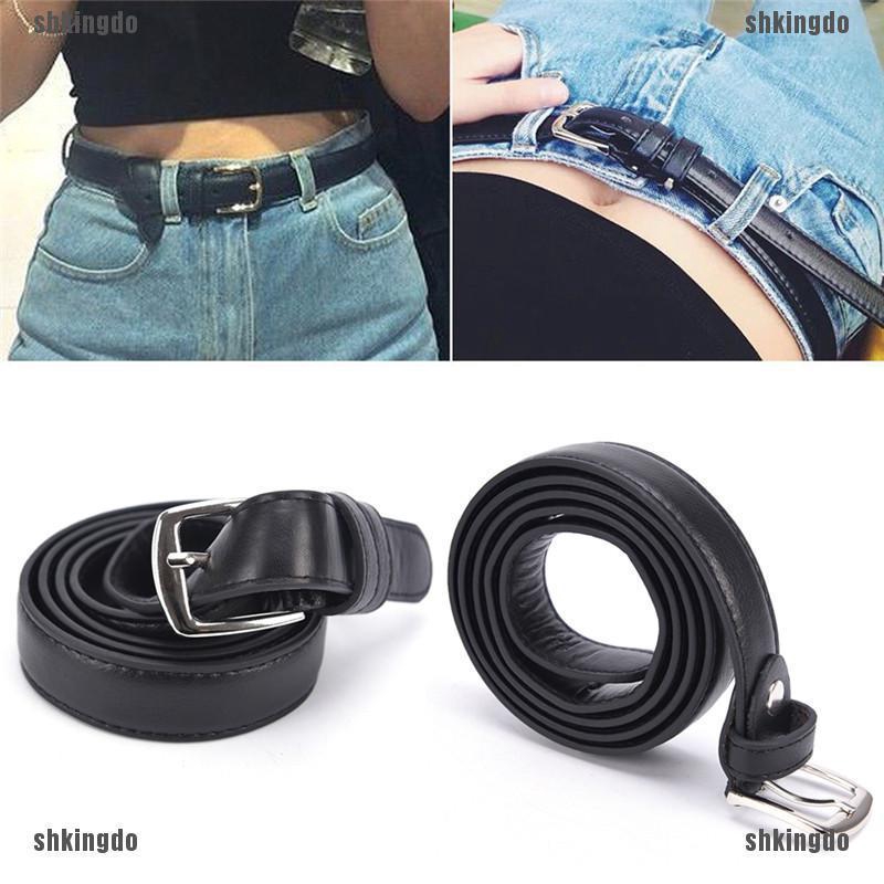 2017 Hot Fashion Women Belts Leather Metal Pin Buckle Waist Belt Waistband