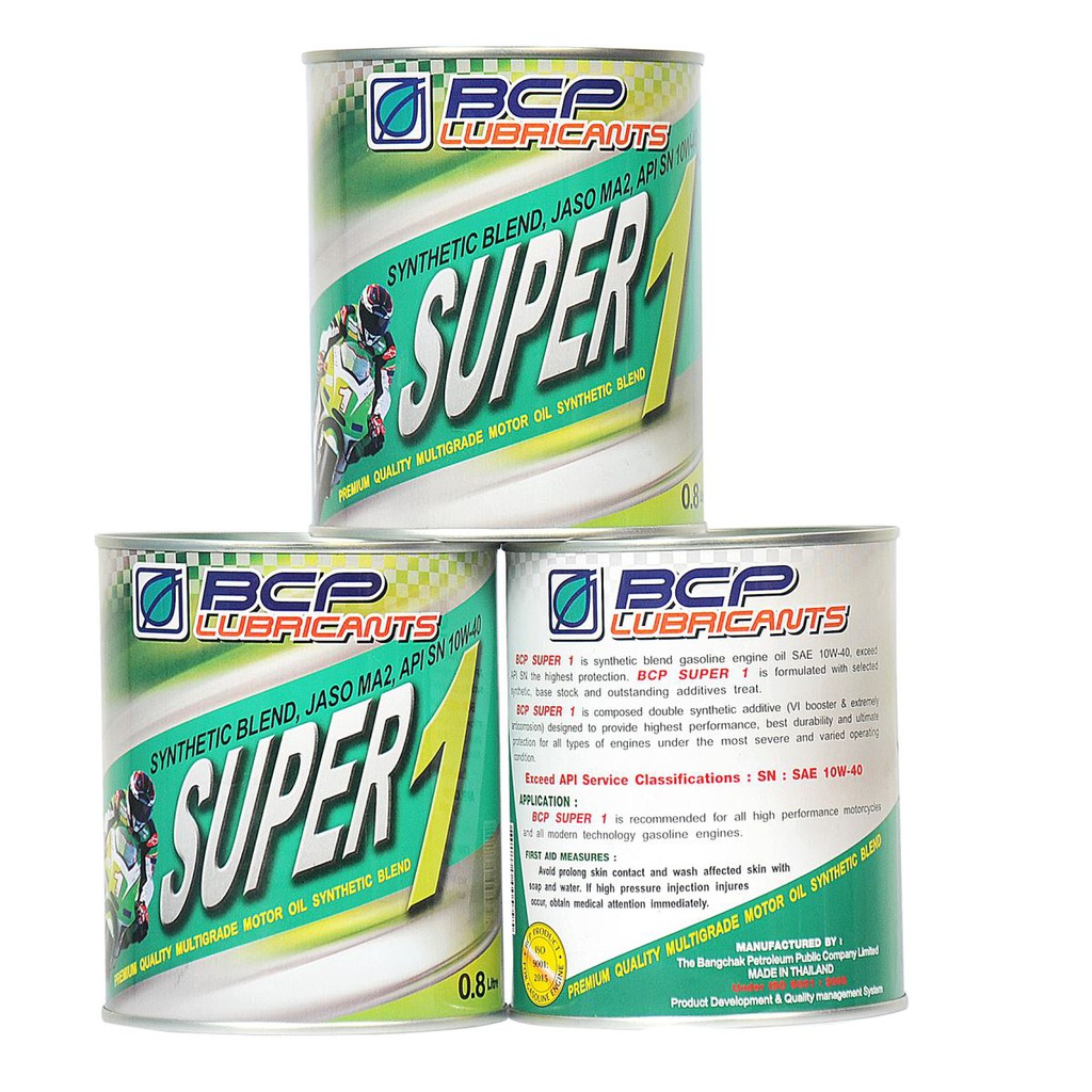 NHỚT BÁN TỔNG HỢP BCP SUPER1 SYNTHETIC BLEND 800ML