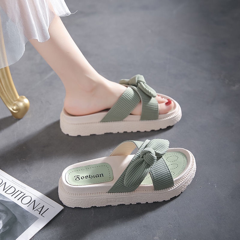 Dép bánh mì đế cao dép đi biển dép sandal Dép Sandal Đế Dày Thời Trang Mùa Hè Dành Cho Nữ