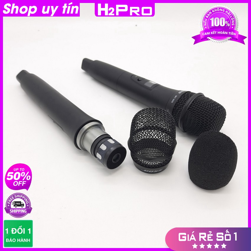 [RẺ VÔ ĐỊCH] Micro karaoke ko dây Boss MT 990, Micro karaoke không dây cao cấp tặng hai cặp pin giá 50K