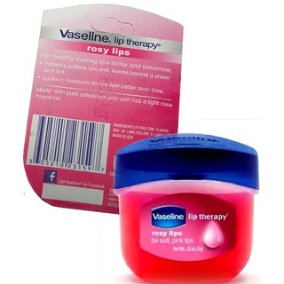Son Dưỡng Môi Vaseline Lip Therapy 25g (Hương hoa hồng)