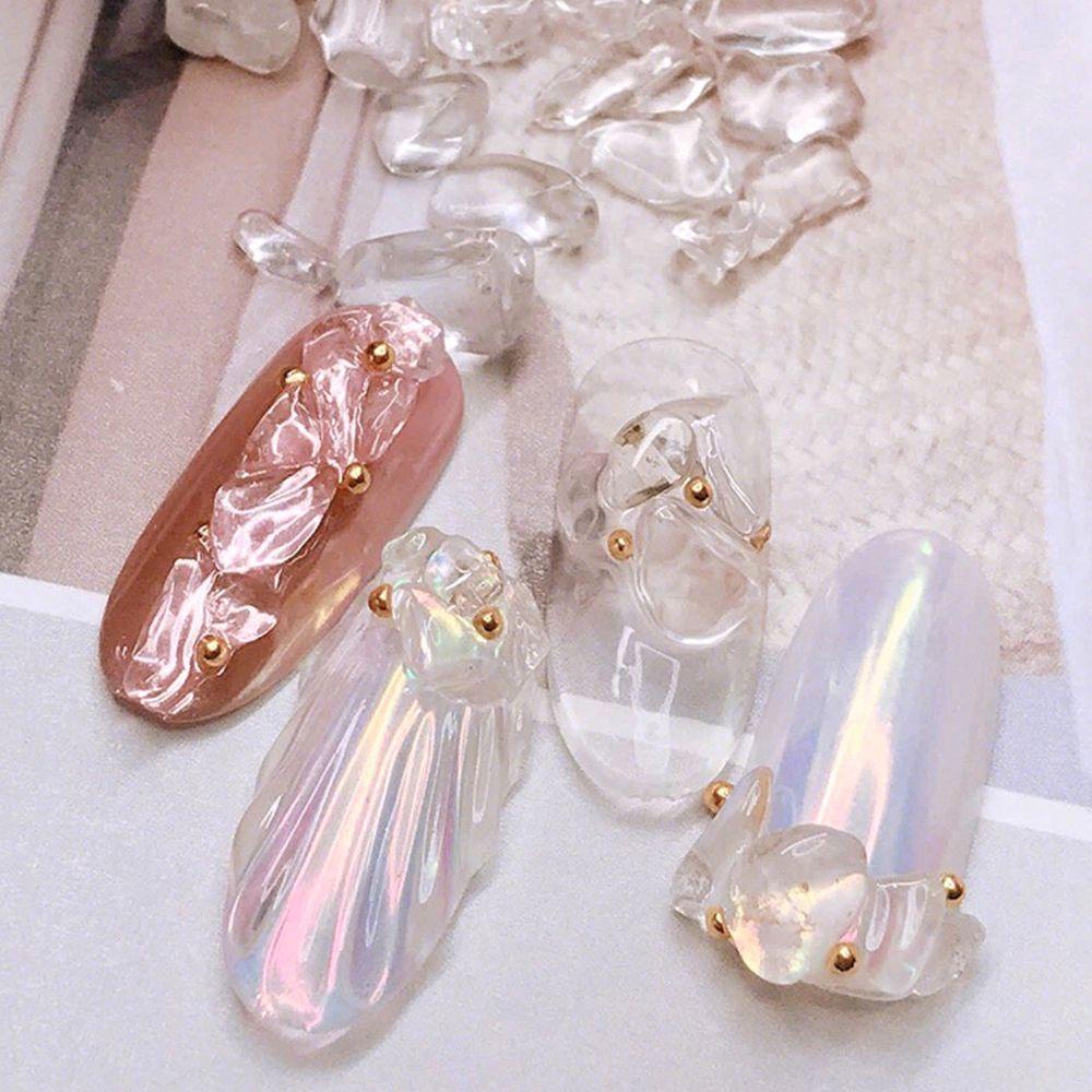 QQMALL Nail Art|1 Box Multi-color Jewelry Making Ornament Manicure Accessories|3D Nail Art Decoration