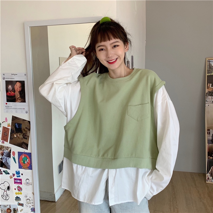 Áo len nữ dài tay cổ tròn thời trang