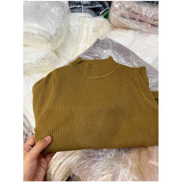 ÁO LEN TĂM QC CỔ 3CM 8 MÀU | BigBuy360 - bigbuy360.vn