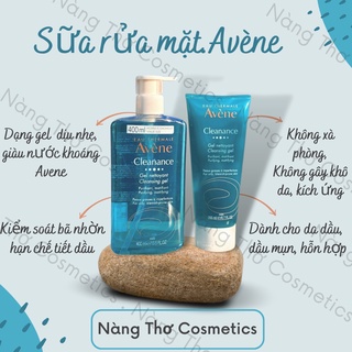 sữa rửa mặt Avene