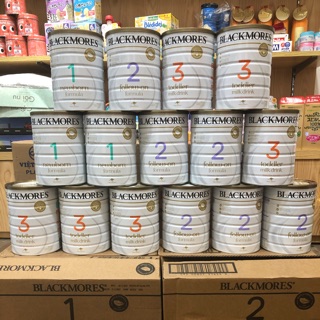SỮA BLACKMORES SỐ 1 2 3 MẪU MỚi 2019