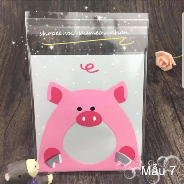 10 cái Bao bì squishy, bao bì bánh kẹo size 10*10cm