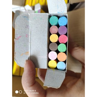 phấn viết bảng HI CHALK 12 cây màu