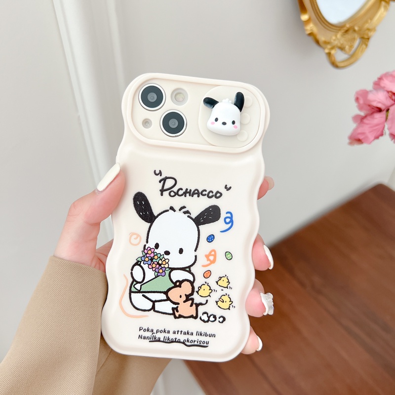 Ốp Điện Thoại Chống Sốc In Hình Chú Chó Cinnamoroll Hoạt Hình Dễ Thương Thời Trang