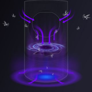 Đèn bắt muỗi thông minh công nghệ anh sáng kiêm đèn ngủ trang trí