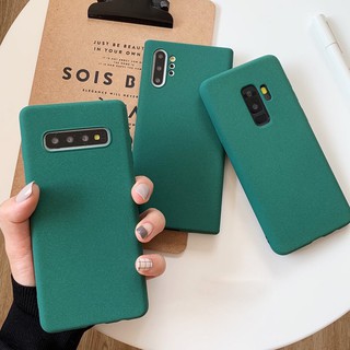 Ốp điện thoại TPU dẻo mặt nhám siêu mỏng thời trang cho Samsung A50S S10 Plus S9 A10S A50S M30S Note 10 Pro S8 A30 A20S