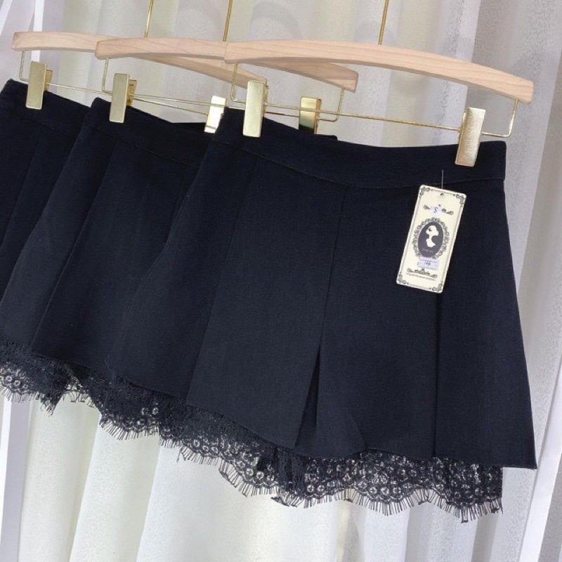 [Mã WASTUP giảm 10% tối đa 30K đơn 99K] Chân váy phối ren kèm lót trong | BigBuy360 - bigbuy360.vn