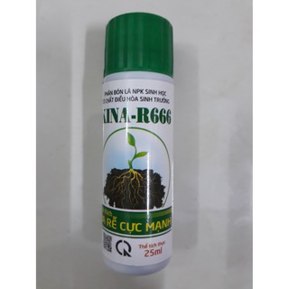 Phân bón NPK sinh học KINA R666 kích thích RA RỄ CỰC MẠNH Chai 25ml | Vạn Tín Store