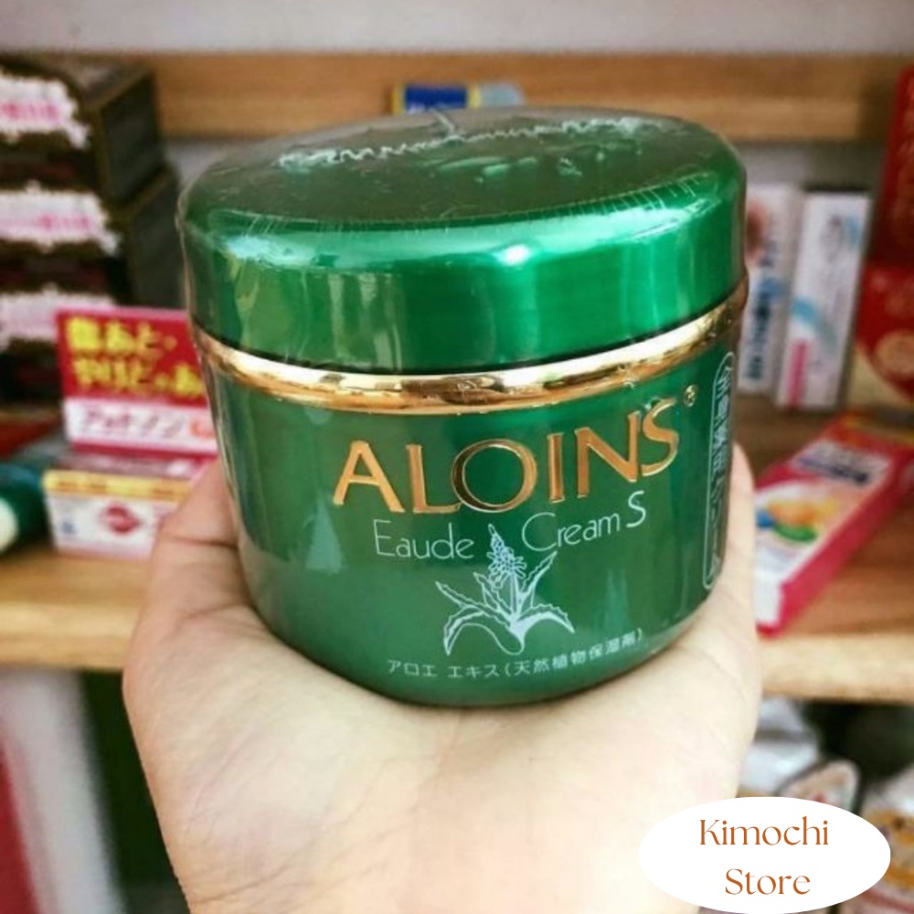 Kem lô hội dưỡng trắng và dưỡng ẩm toàn thân Aloins Eaude Cream S Nhật Bản Kimochi Store