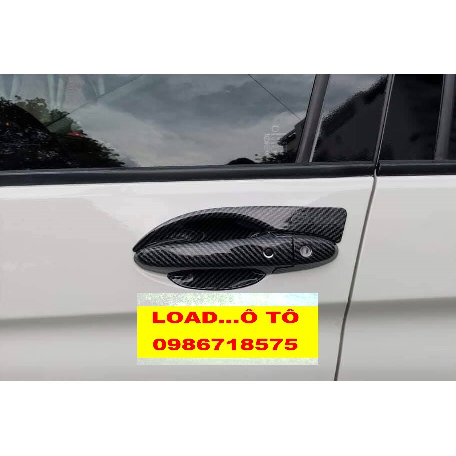 Ốp Tay Nắm Và Hõm Cửa Honda City 2022-2018 Vân carbon Cao Cấp