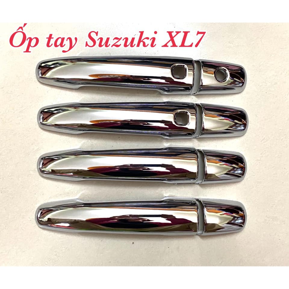 Ốp Tay Hõm Cửa Suzuki XL7 2022-2020 Mạ Crom Sáng Bóng Cao Cấp