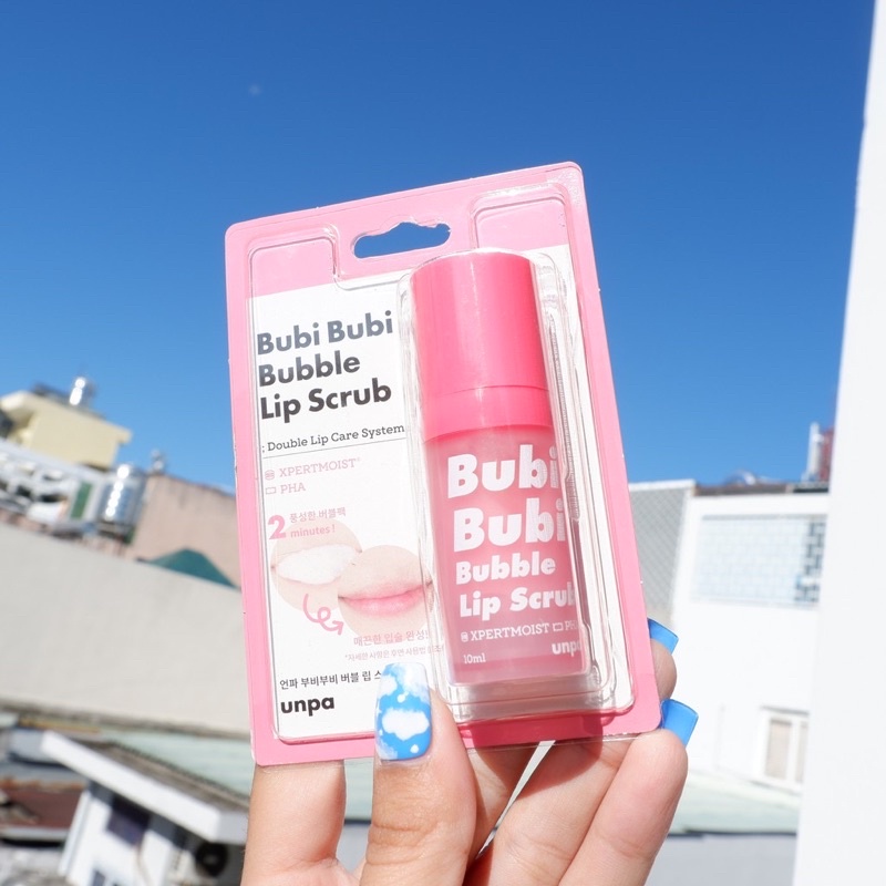 Tẩy Da Chết Sủi Bọt Thải Độc Môi Bubi Bubi Bubble Lips Crub