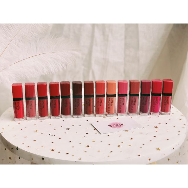 Son Lì Bourjois Rouge Edition Velvet siêu rẻ (Có ảnh Test thật)