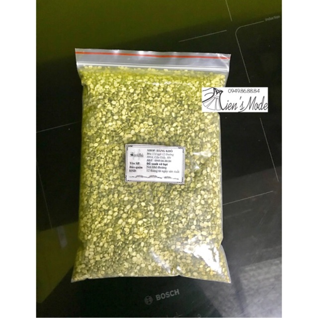 1kg đỗ xanh vỡ hạt loại ngon