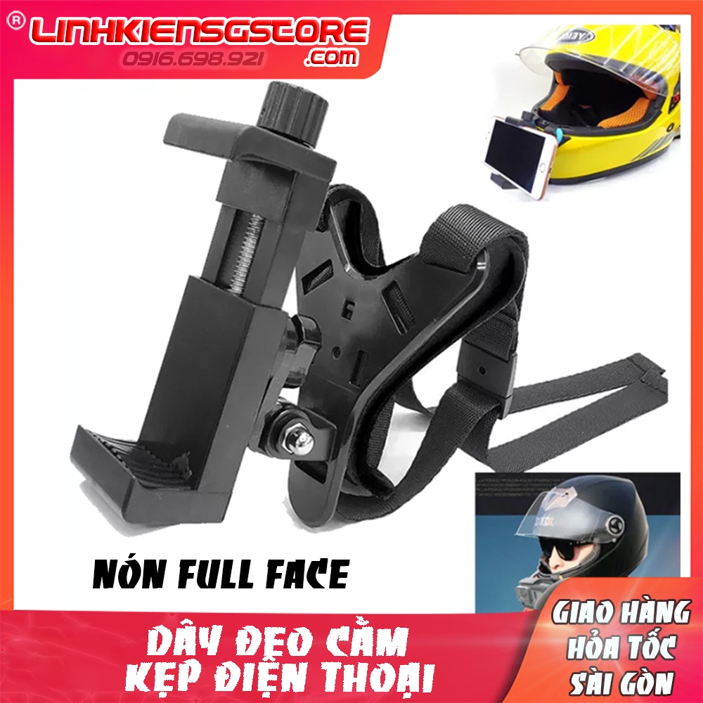 Dây Đeo Cằm Gắn Mũ Bảo Hiểm Fullface cho Điện Thoại / Gopro Quay Phim, Chụp Ảnh