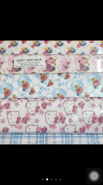 Combo100 tờ giấy gói quà Hải Tiến khổ 70cm x 50cm