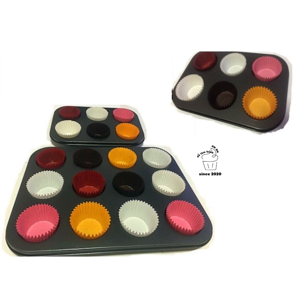 Cup giấy lót bánh cupcake, socola, bánh bao bánh ngọt